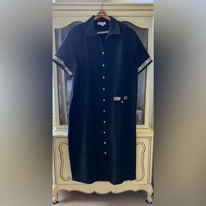 BEA Classics Gorgeous Black/Gold Business WOMENS Dress NWT plus size 28W